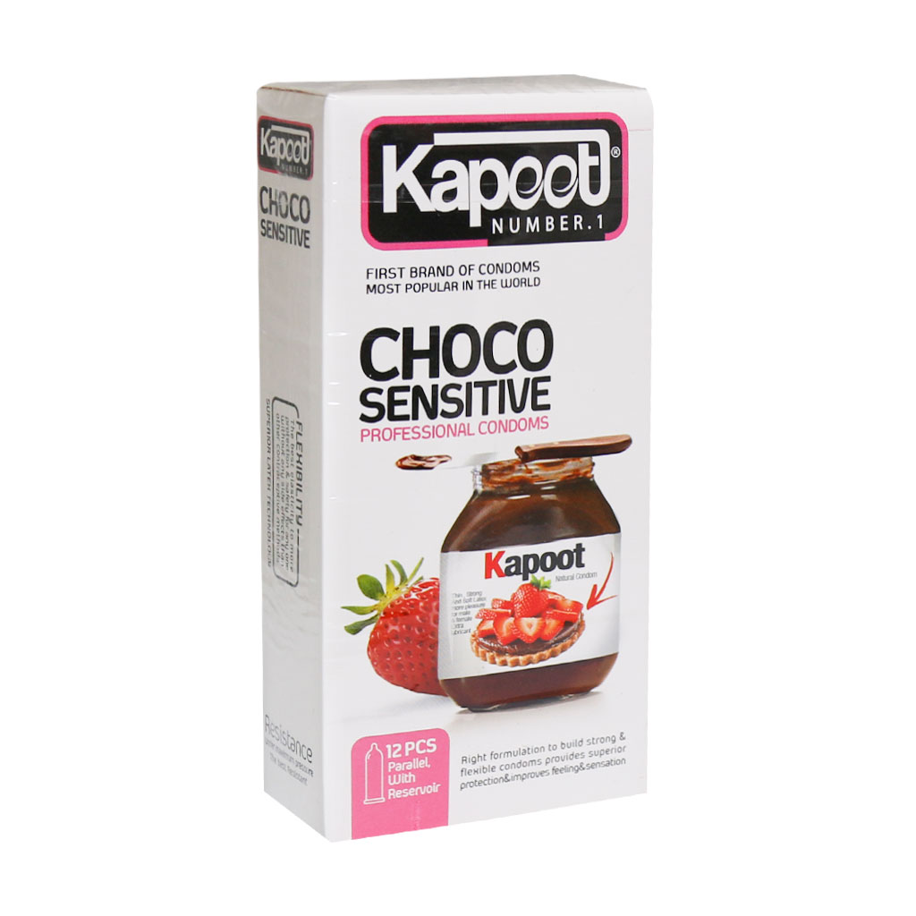 کاندوم نوتلا کاپوت Kapoot Choco Sensitive